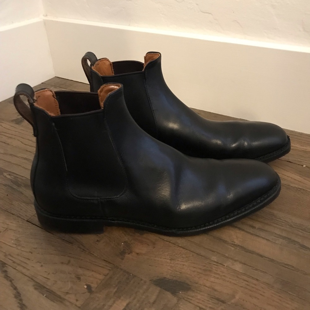 Allen Edmonds Liverpool Men’s Chelsea Boot 10.5 D in black